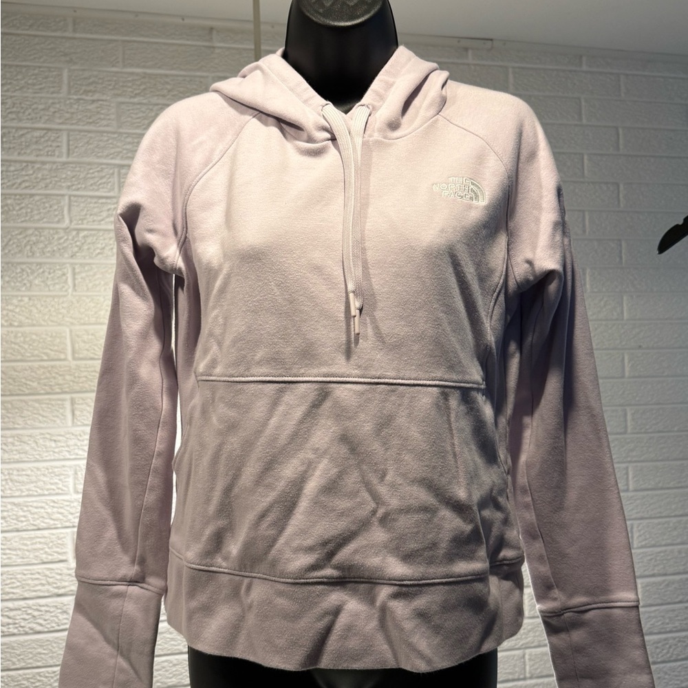 The North Face light purple ‎ Long Sleeve Hoodie